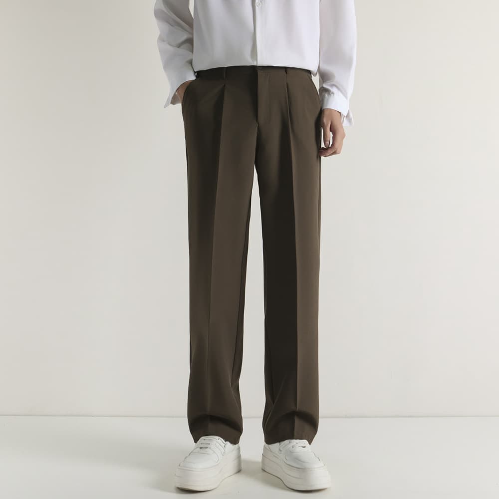 Black Straight-Leg Loose Dress Pants for Men with a Drapey, High-End Feel, Suitable for Autumn and Summer, Casual Long American-Style Cropped Suit Pants