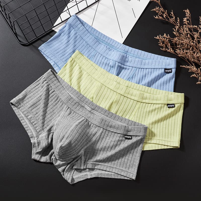 GTOPX MAN Men's Low-Rise U-Shaped Pouch Comfort Boxer Briefs Drop Shipping Cross-Border Europe America Breathable Boxer Shorts