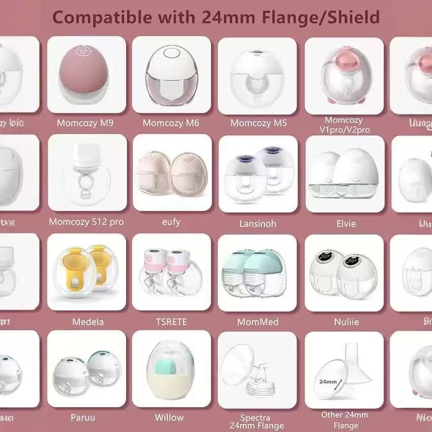 Cross-Border Amazon Breast Pump Accessories, Spare Parts, Breast Pump Flange, Heating Breast Pump, Hot Compress Breast Pump Accessories