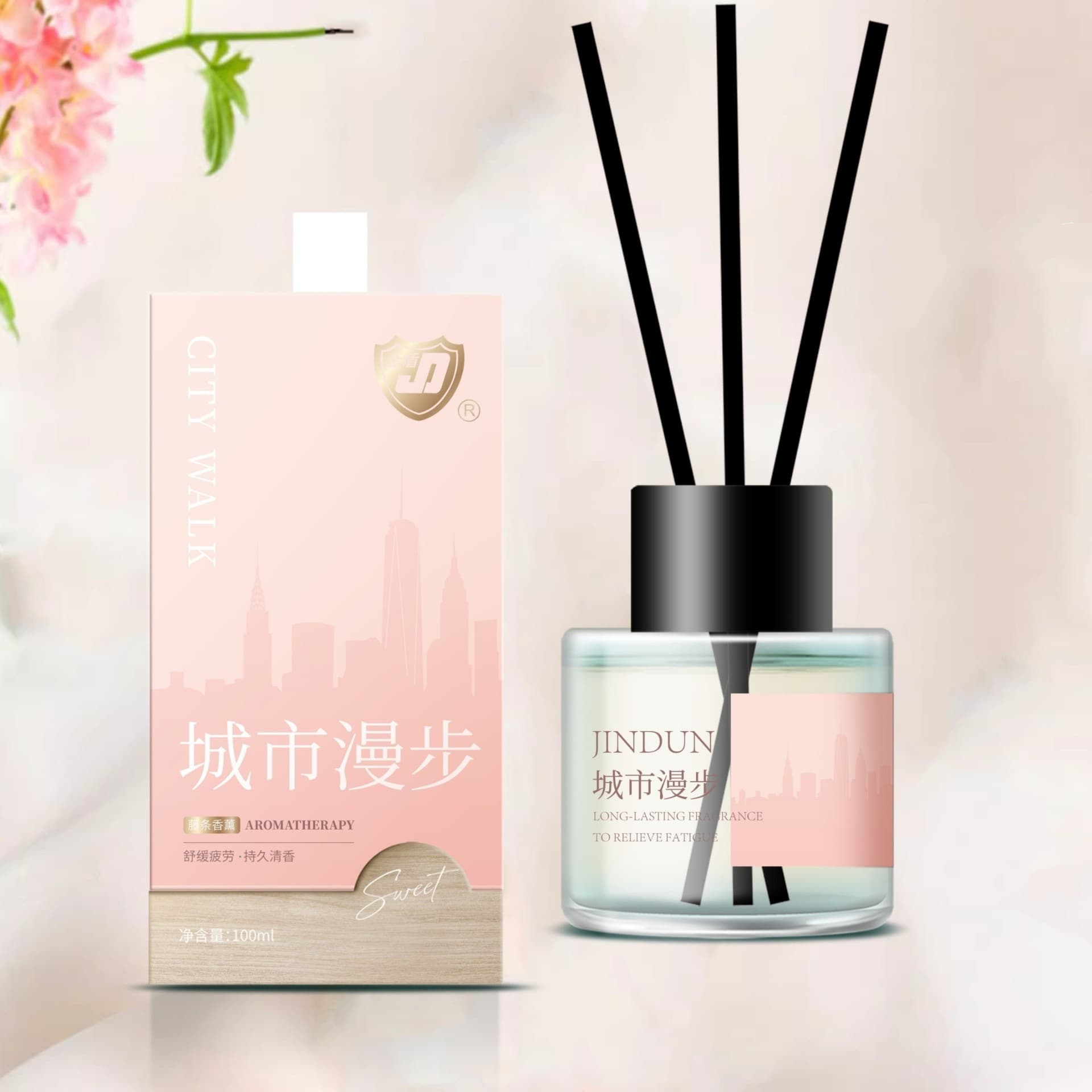 80ml Rattan Reed Diffuser for Home Use, Indoor Bedroom Fragrance Ornament, Long-Lasting Scent for Odor Elimination in Toilets and Hotels, Ideal Gift