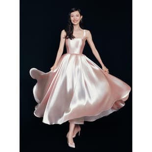 Strapless Evening Gown Women High-End Luxury Sense Bride Engagement Toast Dress Student Graduation Adult Ceremony Princess Dress