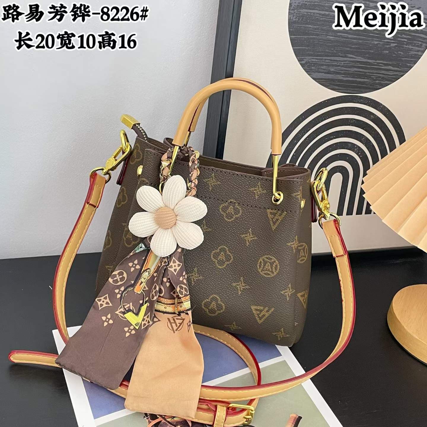 Louis Fanghua Cross-border Hot Selling Women's Bag 2026 New Letter Print Shoulder Crossbody Bag Handbag Bags Wholesale