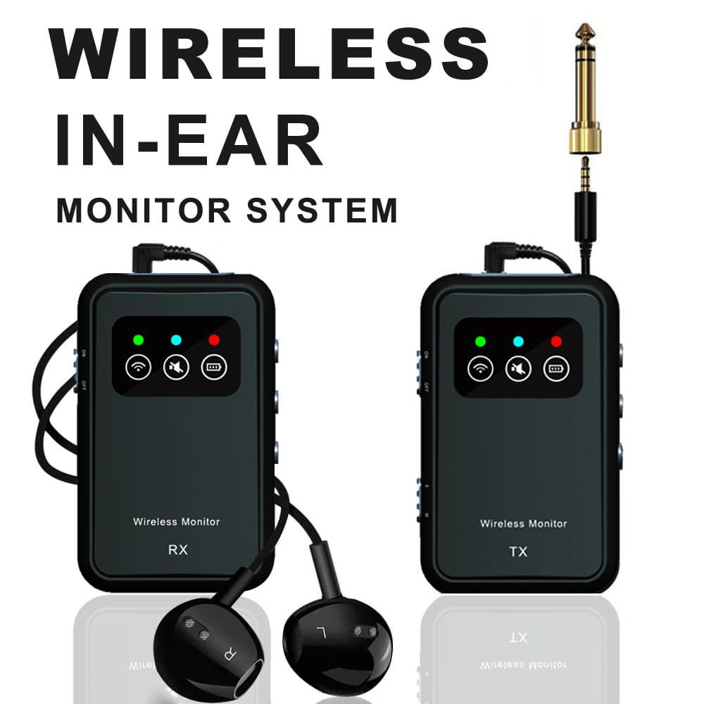 2.4G Wireless Monitoring System Bodypack Transmitter Receiver for Stage Band Performance Low Latency In-Ear Monitor M7S