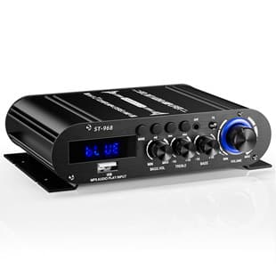 ST-968 Home Car Bluetooth Amplifier 2.1 Channel Stereo Amplifier RMS Power 25W×2+40W