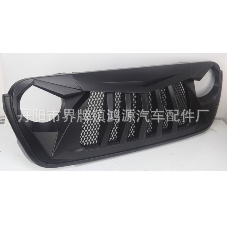 Suitable for JEEP Wrangler modification accessories, medium mesh grille for JL/JT models, front face medium mesh grille
