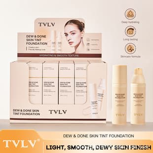 TVLV Tinted Moisturizing Foundation for Cross-Border Supply, Water-Rich Skin Texture, Natural Fit, Long-Lasting, Not Easy to Cake