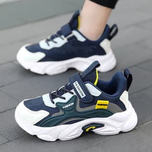 Cross-border Trade Boys' Shoes Spring Autumn Leather Waterproof Children's Sports Shoes 6-12 Years Old Boys' Running Shoes