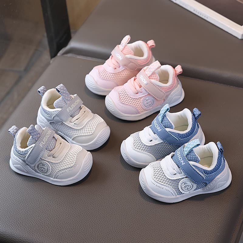 Baby Sandals Functional Shoes Men's Summer Toddler Shoes 1-3 Years Old Baby Non-Slip Soft Sole Girls' Mesh Shoes