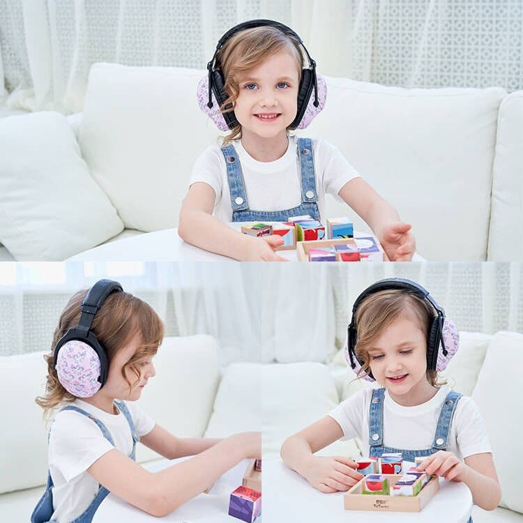 Children's Noise-Cancelling Protective Earphones Youth Sports Headset Noise Reduction Sleep Protection Earphones