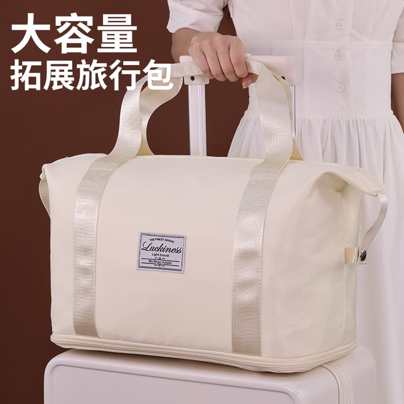 Travel Bag for Women, Short Trip Luggage Bag, Handheld Large Capacity Storage Bag, Foldable Lightweight Travel Bag, Storage Pouch
