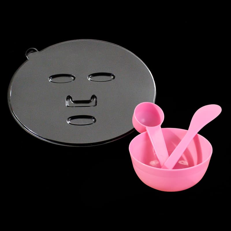 Beauty Mask Tool PVC Tray Mask Bowl Mixing Spoon Seaweed Mask Mold No Mixing Required Easy to Use for All Skin Types