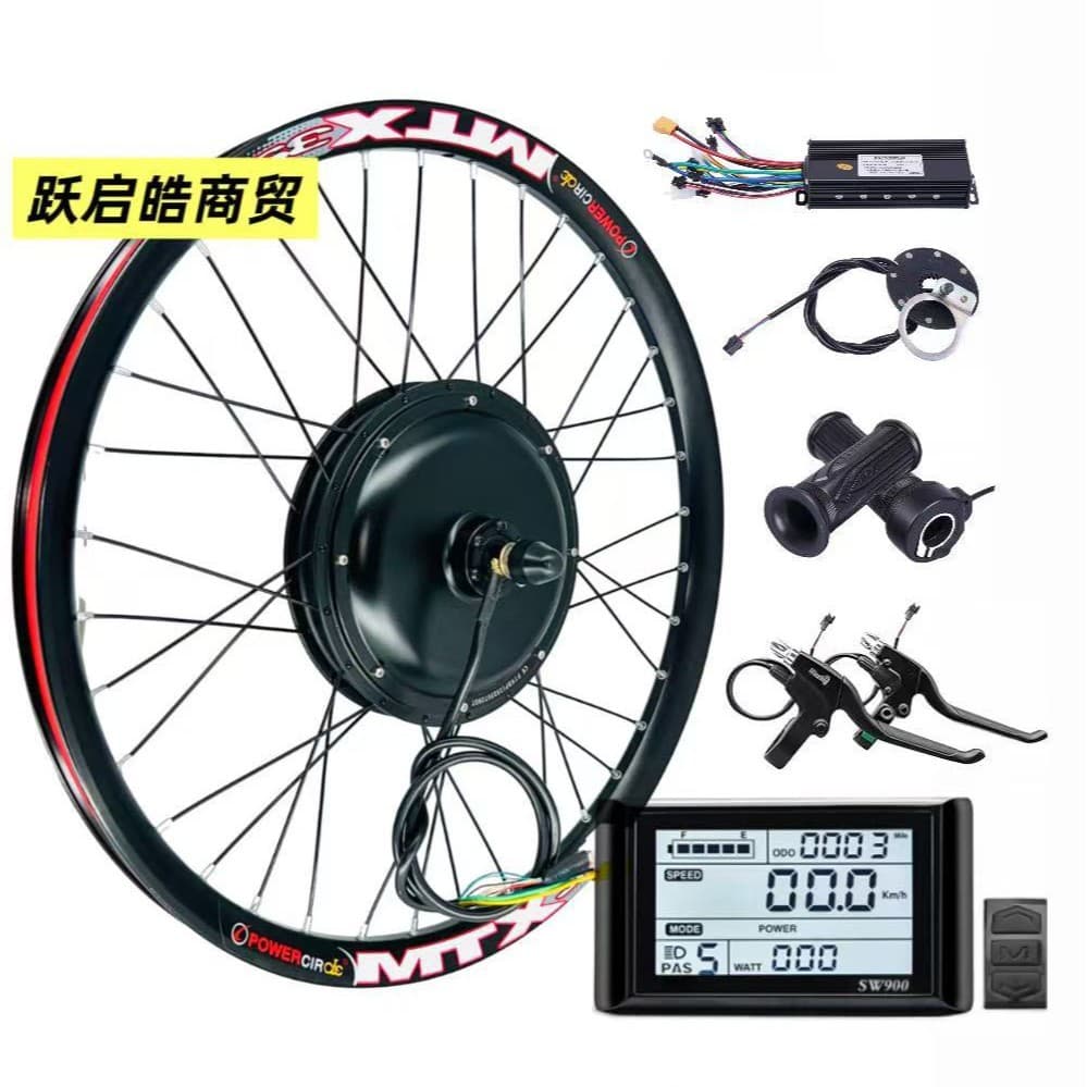 48V/52V 1500W-2000W Bicycle Conversion Electric Bike Kit Mountain Bike Electric Assist Conversion Kit