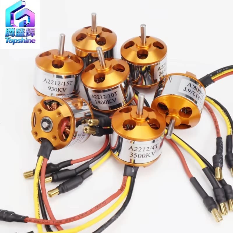 A2212 Brushless Motor for RC Models KV1000/1400/2200/2450 Su273D Quadcopter Brushless Motor