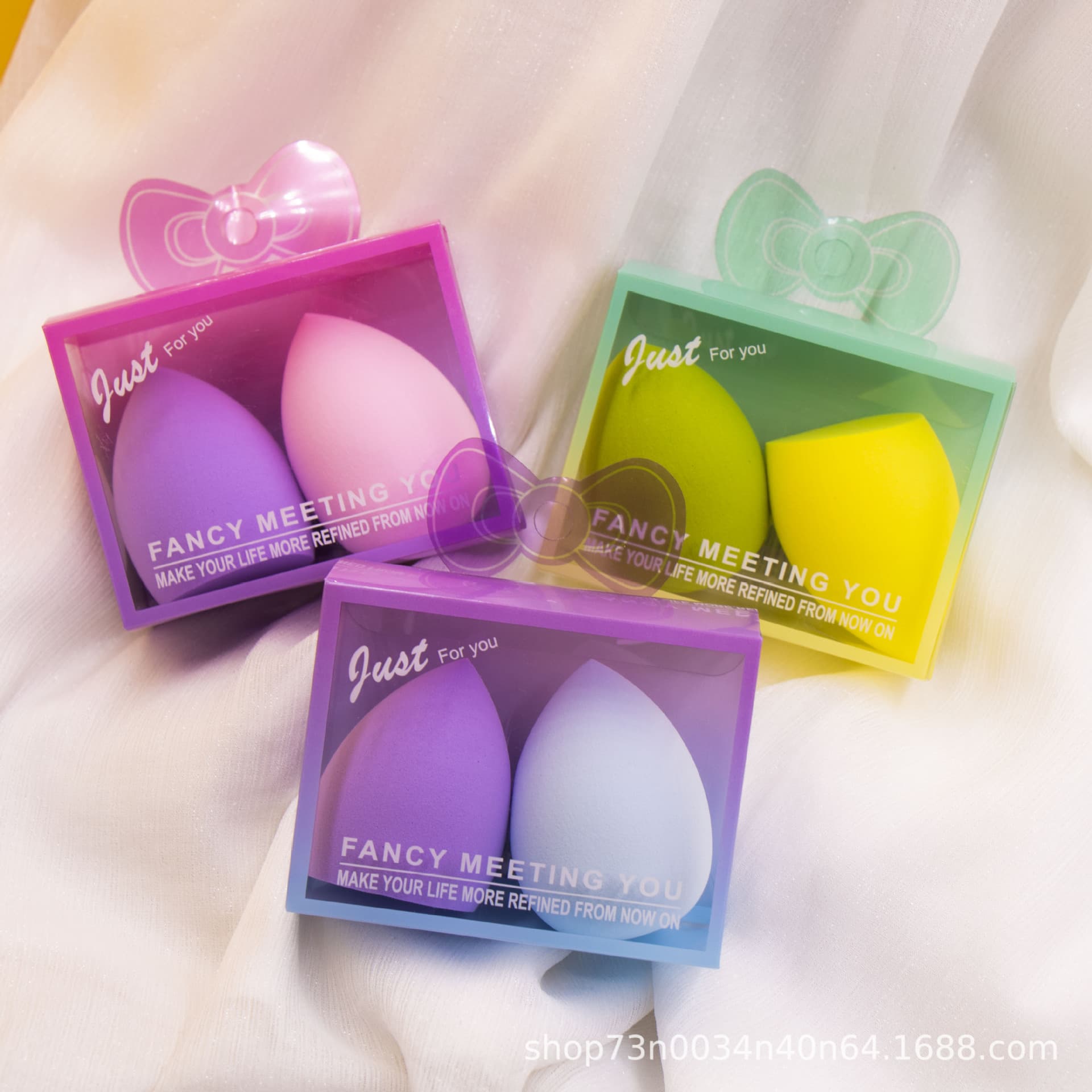 Ultra-Soft Beauty Blender Gift Set – Non-Absorbent Makeup Sponge for Wet & Dry Use, Soft Powder Puff, New Style