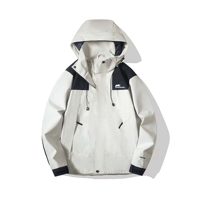 New Cross-Border 3-in-1 Unisex Outerwear Detachable Windproof Waterproof Mountaineering Shell Jacket Cold-Proof Jacket Coat