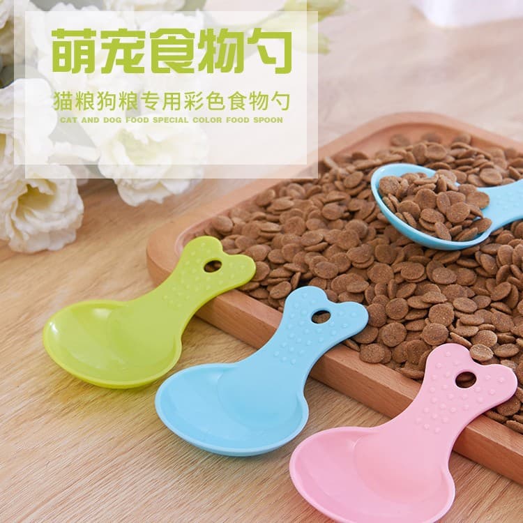 Cross-border Hamster Food Scoop Candy Color Pet Food Scoop Small Pet Scoop Dog Food Cat Food Scoop