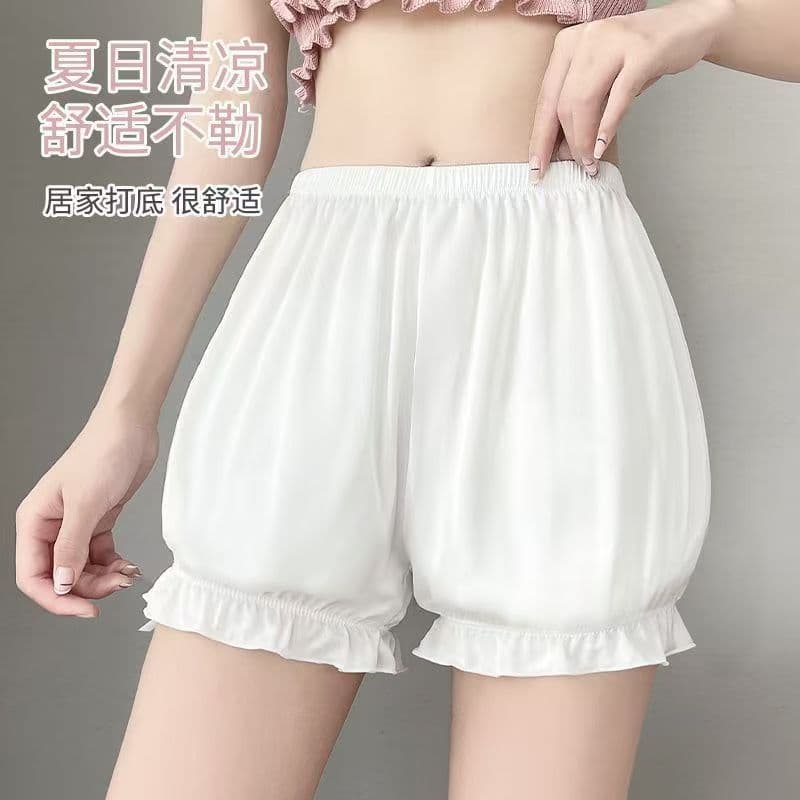 Women's safety shorts, pumpkin-shaped leggings, anti-exposure, thin summer student shorts, can be worn as outerwear with skirts