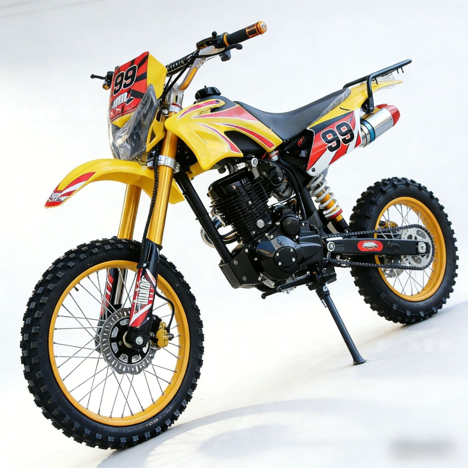 Gaowasai Large Off-Road Motorcycle 150CC Vertical Engine Mountain Off-Road Vehicle Xiaofeiying Motorcycle Large Off-Road