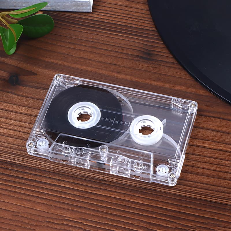 Cross-border new high-quality blank tape transparent tape repeater tape walkman blank audio tape cassette