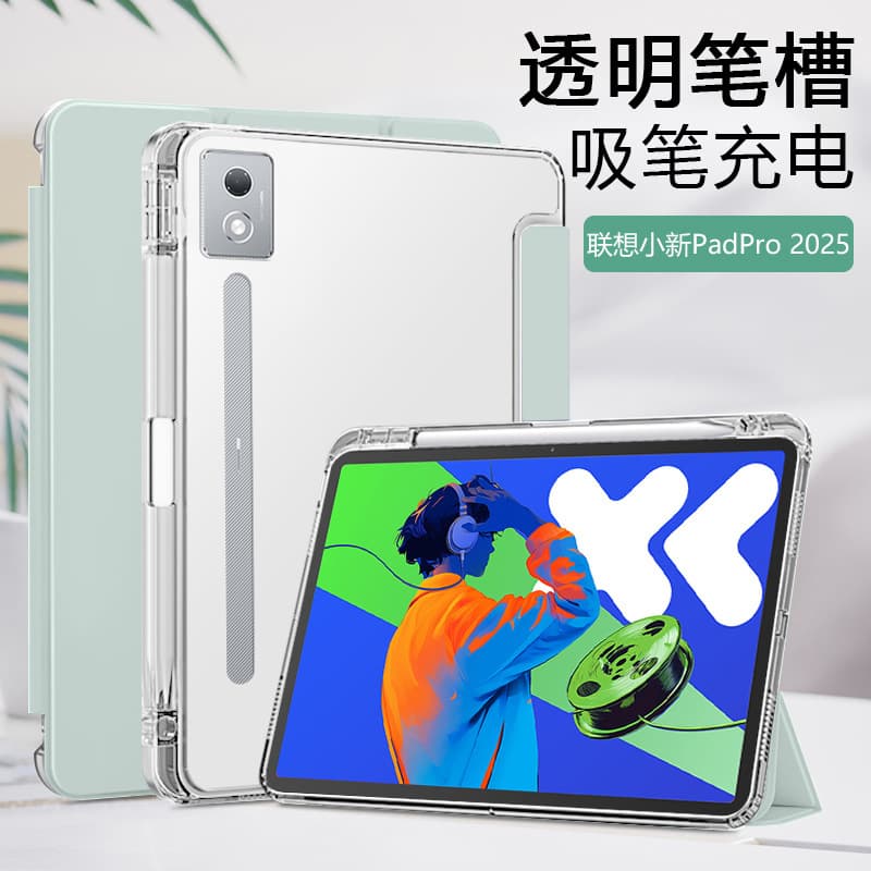 Case for Lenovo Xiaoxin Pad Pro 12.7 New Magnetic Tri-Fold with Pen Slot Lenovo Full Coverage Drop-Proof