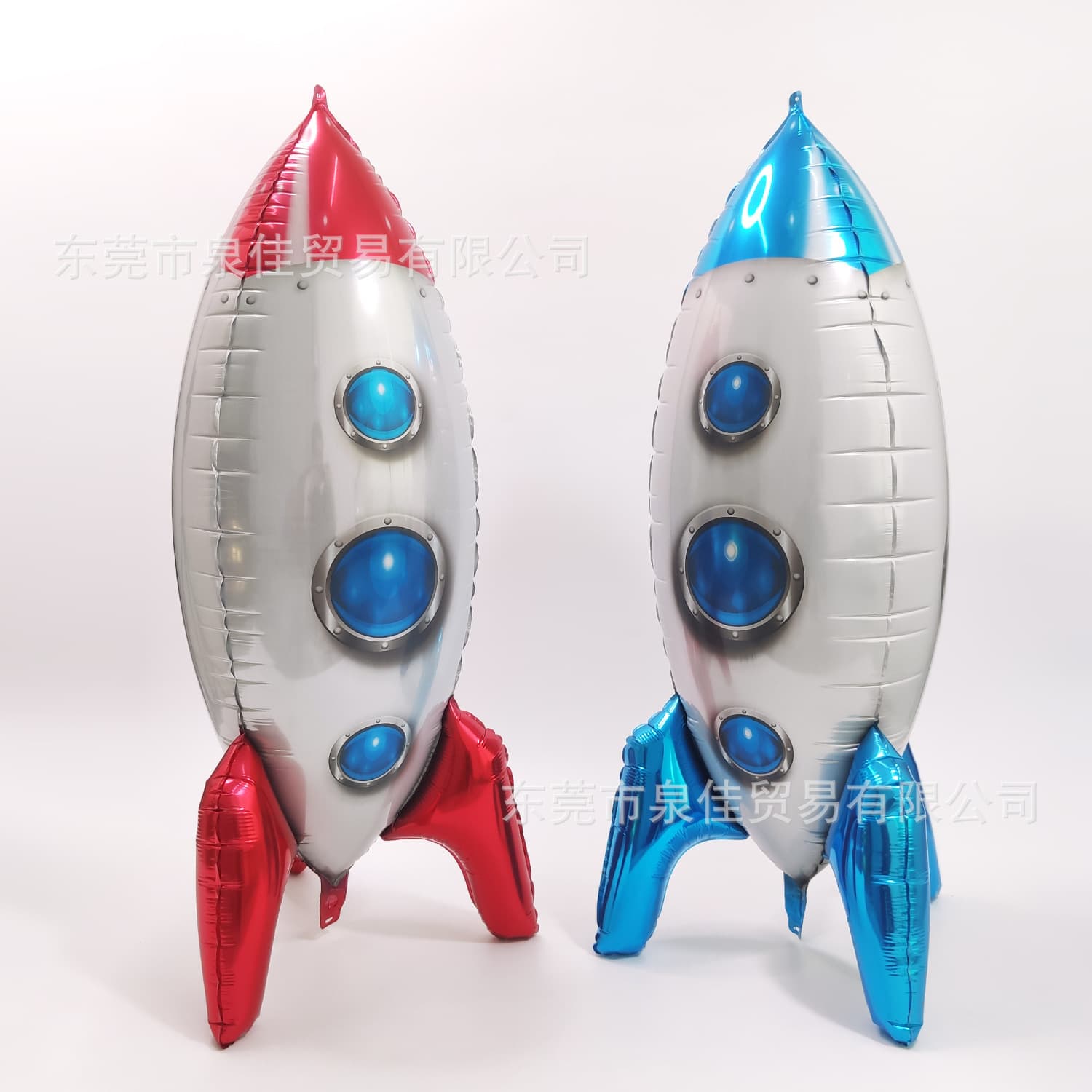 Rocket aluminum film balloon cross-border space astronaut theme children's birthday party scene props layout wholesale