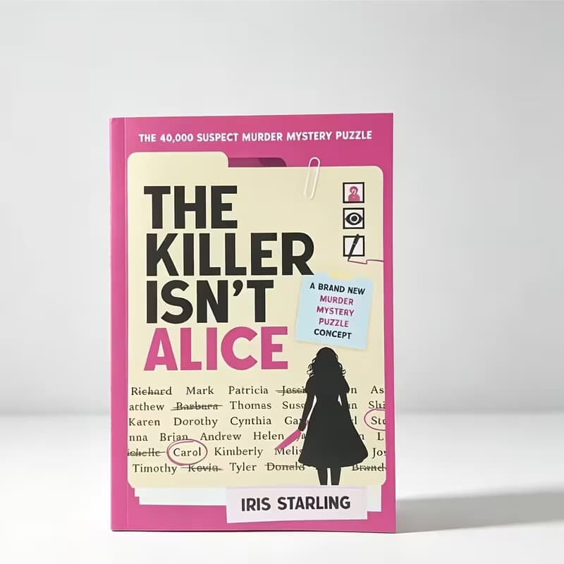 The new cross-border The Killer Isn't Alice suspense reasoning puzzle notepad is now available
