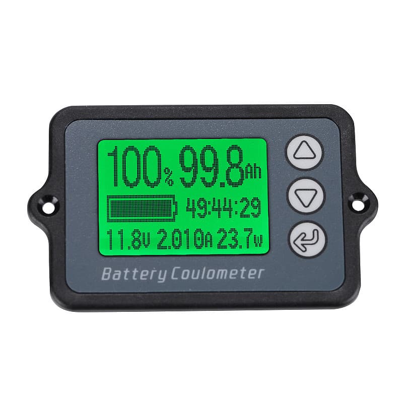 Water Battery, Dry Cell, Lithium Battery Power Display, RV Energy Storage Battery Coulomb Meter 12V 24V 60V 50A