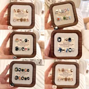 Cute Cartoon Kids Wearable Nails Finished Product Simple Sweet Cool Style Detachable Nail Art Stickers Fake Nails