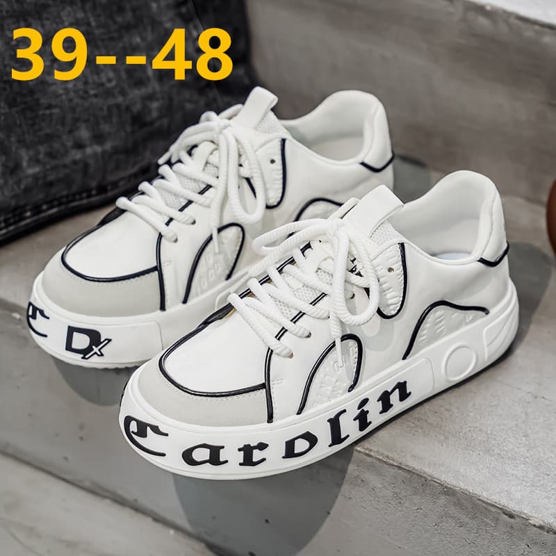 2026 Spring/Autumn New Men's Shoes Cross-Border Large Size Casual Sneakers Men's Fashion Student Shoes Wholesale