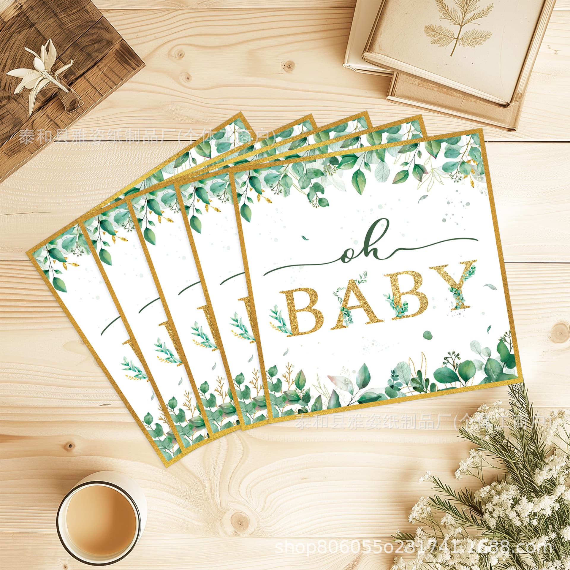 Best-selling Baby Leaf Theme Party Kids Birthday Party Holiday Party Supplies Disposable Napkins