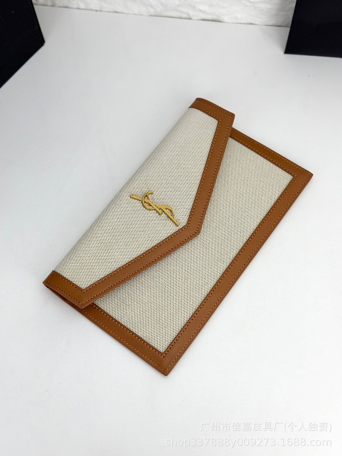 Crossbody Handbag Canvas Contrast Color Envelope Women's Bag Retro Small Square Bag Solid Color Simple Clutch
