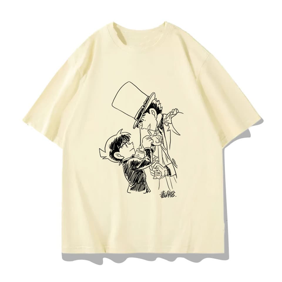 （Miniso) Detective Conan clothes Ke Ai joint short-sleeved