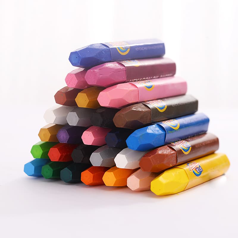 Bulk oil pastels Institutional studio kindergarten oil pastels wholesale 12/24 colors 36 colors single color children's oil pastels