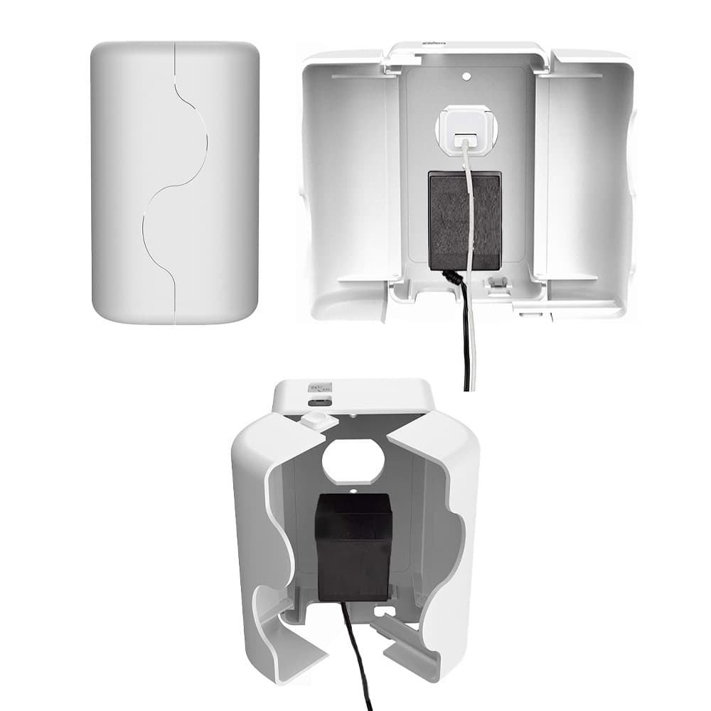 Cross-Border Safe Outlet Cover with Double Doors for Accommodating Oversized Plugs and Adapters