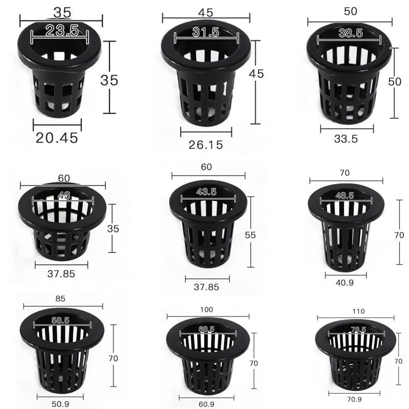 Hydroponic Vegetable Pipe Professional Design Soilless Cultivation Planting Cup Root Fixer Net Pot Planting Cup