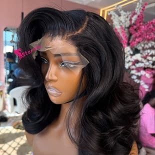 bouncy Vetinam quality14 inches 5by5 300g human hair wigs
