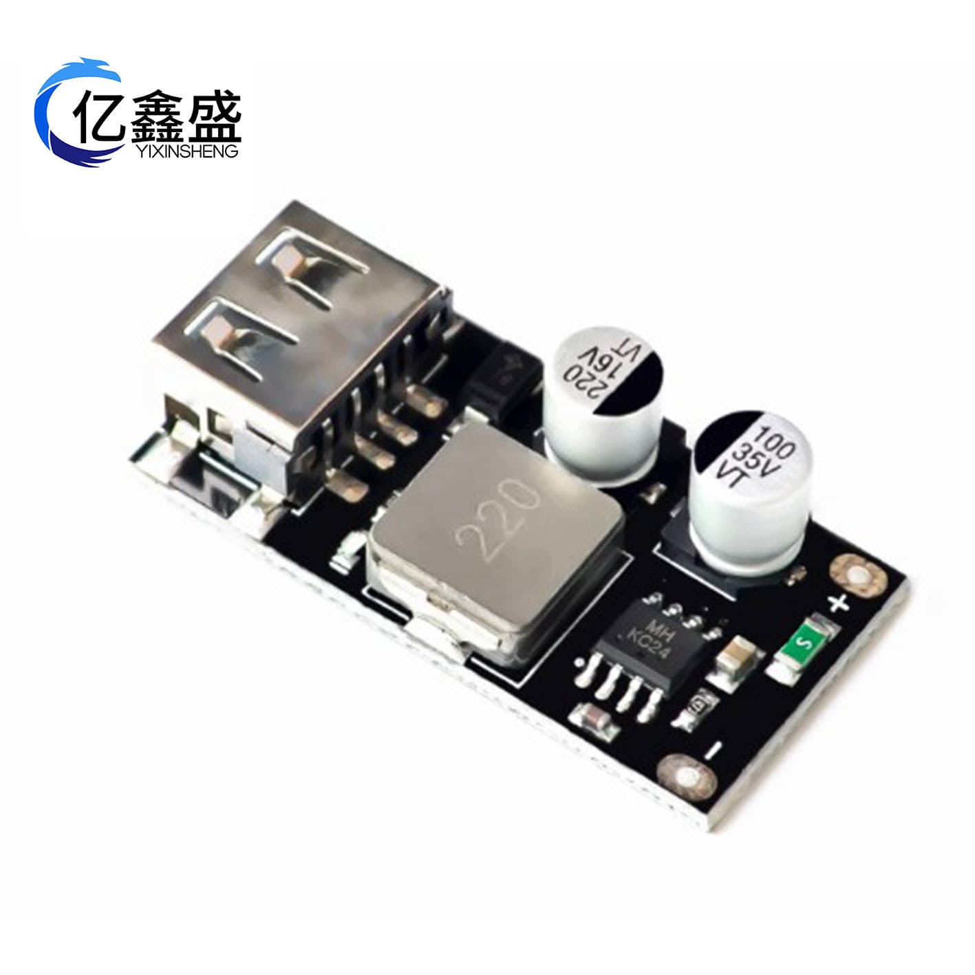 QC2.0 QC3.0 Fast Charging DC-DC Step-Down Module USB Phone Charger Board Supports Apple Huawei FCP