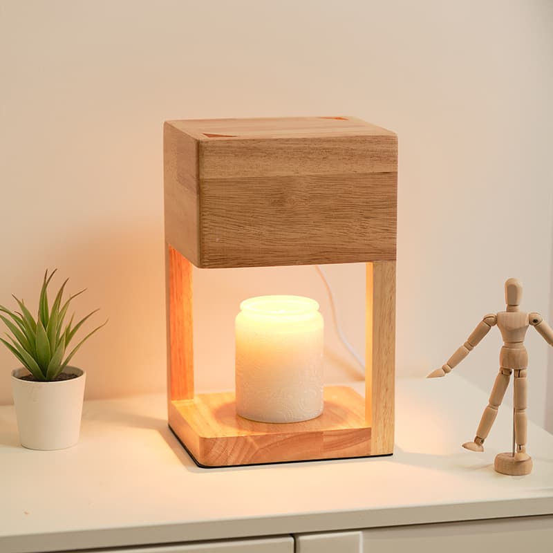 Decorative Table Lamp - Contemporary Style Metal Base White Shade