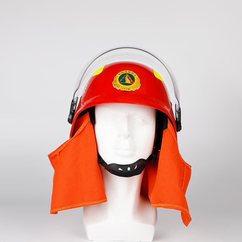 New Forest Fire Helmet Flame Retardant Firefighting Helmet Anti-Smash Anti-Puncture High Temperature Resistant Protective Helmet