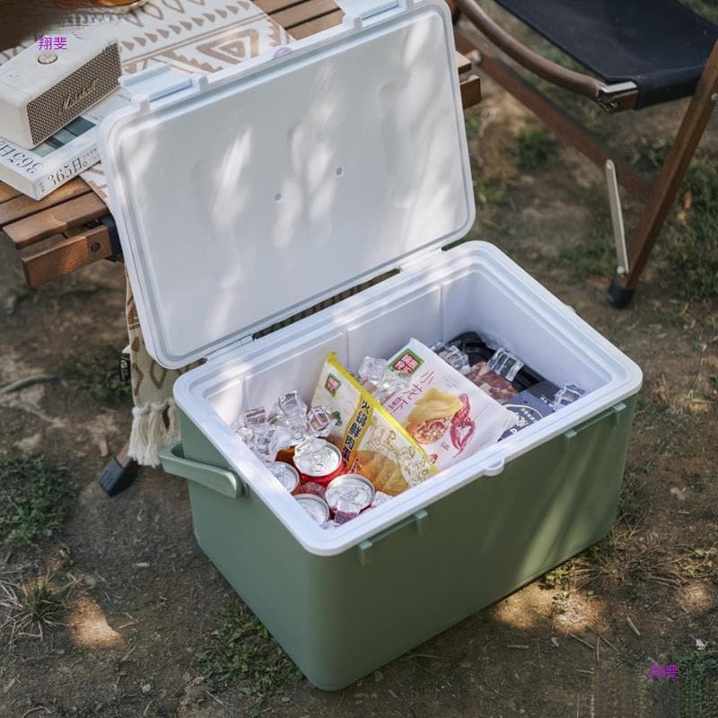 Ice Cooler Box Insulated Cooler for Vending Outdoor Camping Food Commercial Ice Bucket Mini Fridge Car Portable Home Use