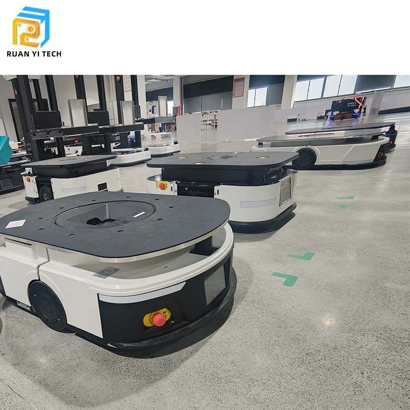 Point-to-point lifting and handling robot, SLAM laser/QR code unmanned warehousing and logistics, and AGV cart.