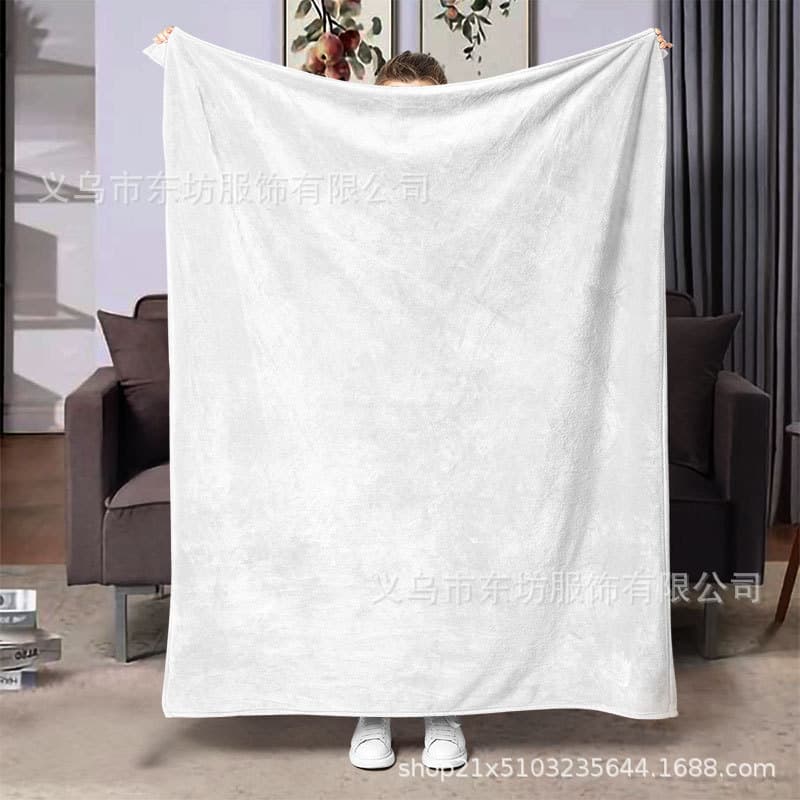 300G Fashion Pattern Custom Printed Flannel Blanket Multi-functional Gift Blanket