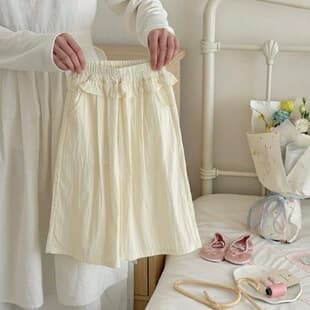 Girls Spring Summer Thin Wide Leg Pants Children Bud Waist Mosquito Repellent Pants Baby Loose Casual Pants Summer Cropped Pants