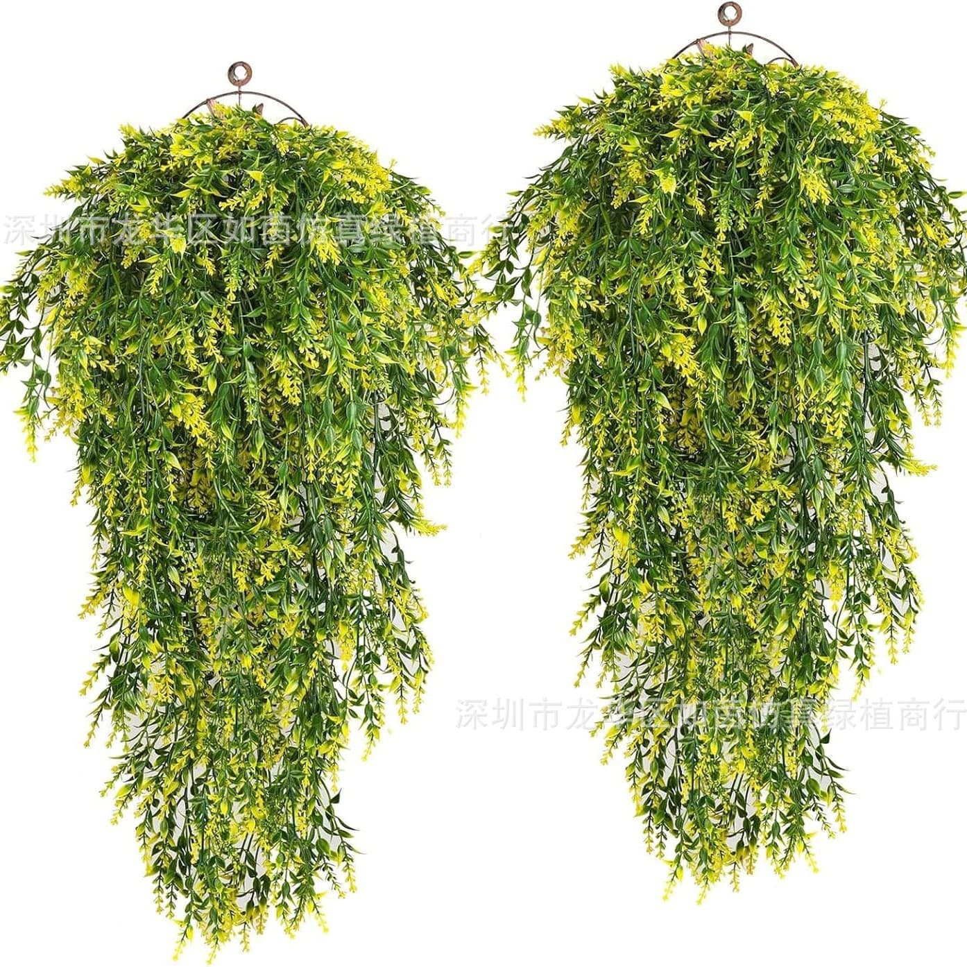 Cross-border simulated malt grass wall hanging fake flowers wholesale artificial bouquets simulated flowers decoration layout simulated green plants rattan