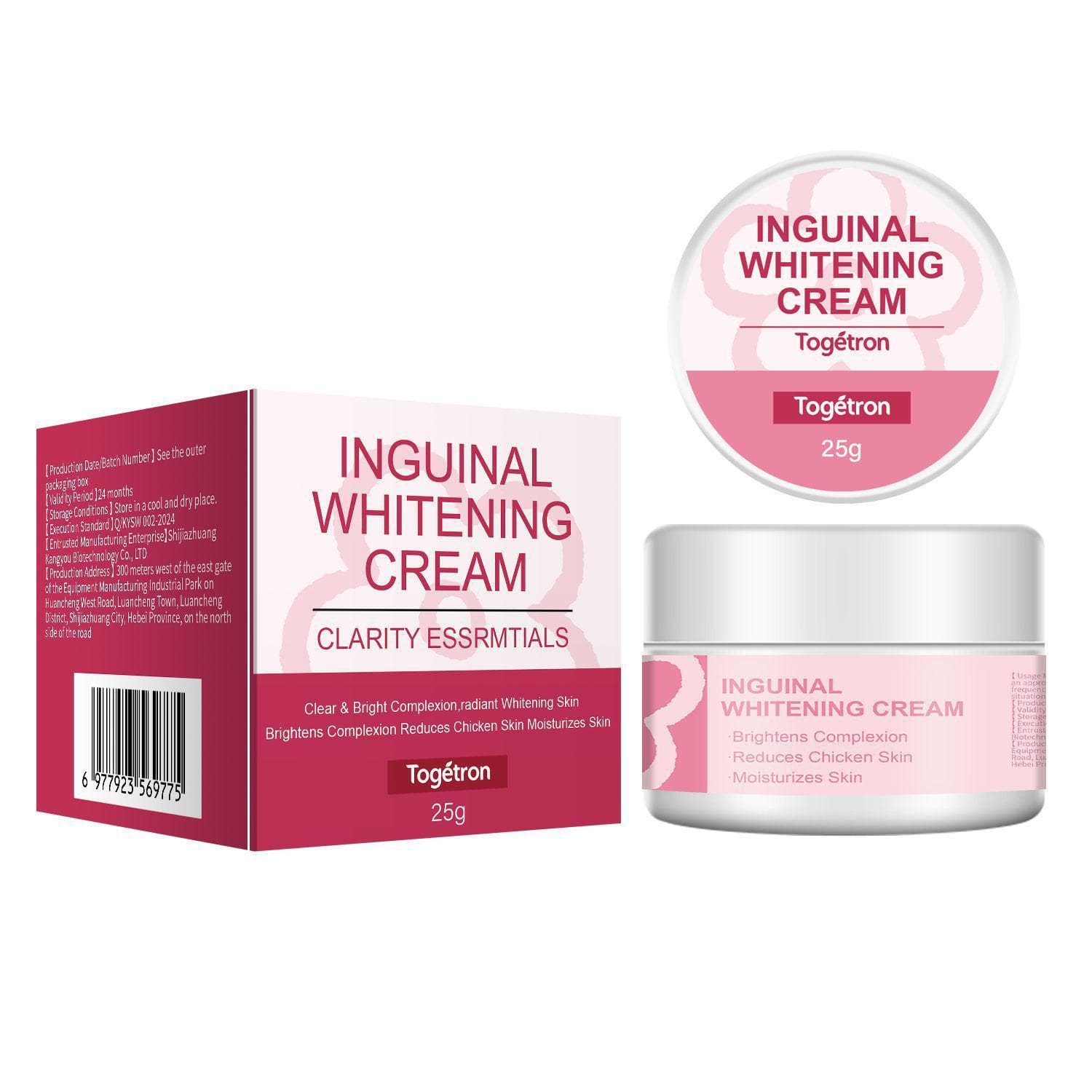 Cross-border Hot Selling TikTok Shopee Foreign Trade Southeast Asia Underarm Groin Whitening Cream Brightening Cream Wholesale