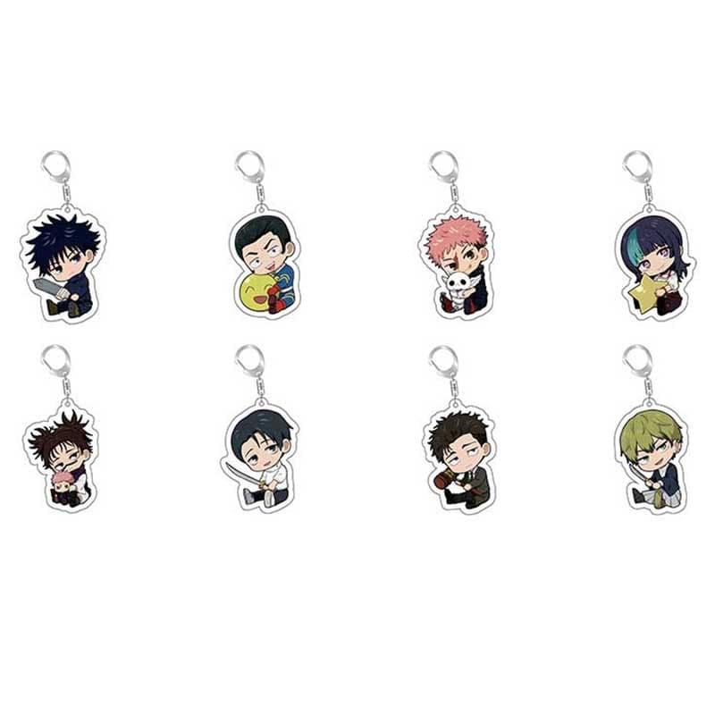 Anime Merch Jujutsu Kaisen Movie Gojo Satoru Acrylic Keychain Charm