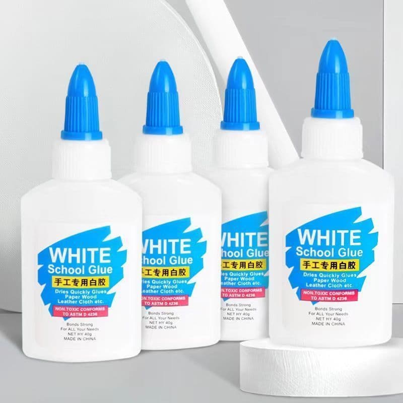 Handmade glue, white latex, hand-wrapped flowers, children's diy creative production, ultra-light clay pulp painting special white glue