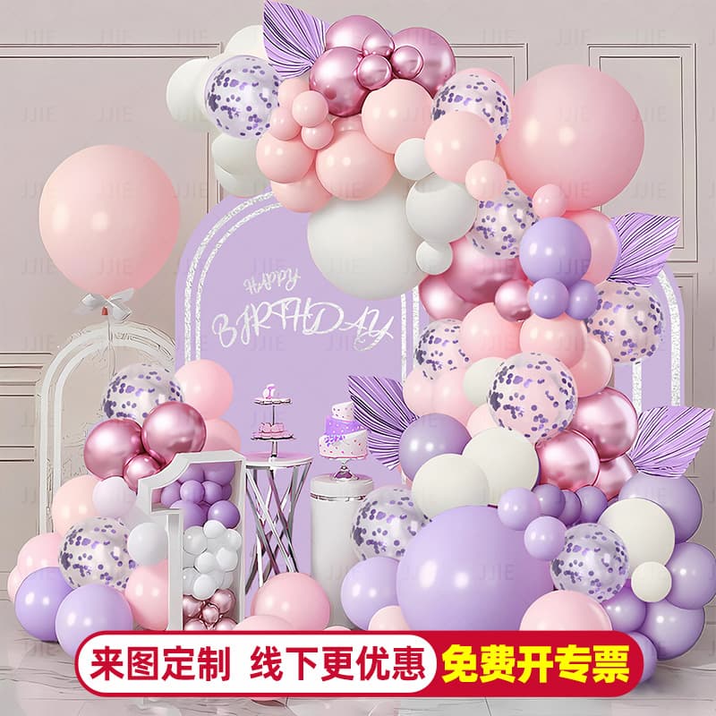 Birthday Balloon Decoration Party Kit Premium Scene Supplies Anniversary Arch Balloon Garland