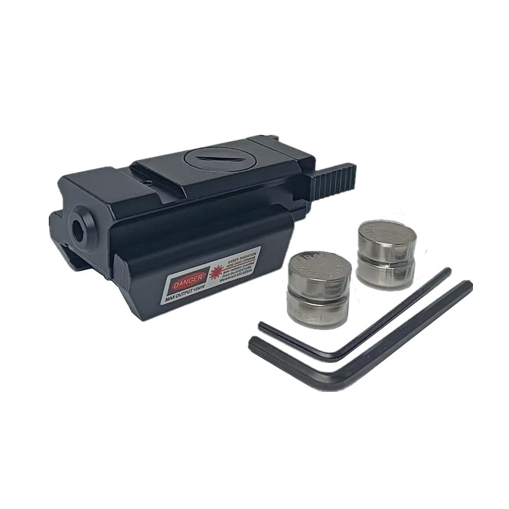 Cross-border Hot-selling Sight Metal Under-barrel Red Laser 20mm Rail Laser Locator Frog-style Under-barrel Red Laser