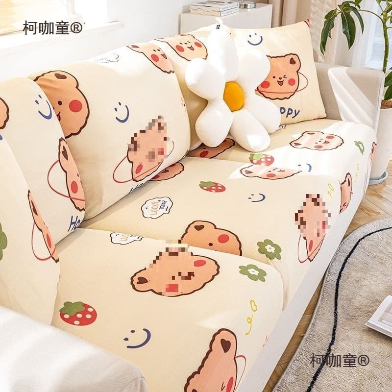 Sofa Cover Full Wrap Universal Sofa Cushion Set Complete Set L-Shape U-Shape Sofa Cover Chaise Lounge Single Seat Metabo